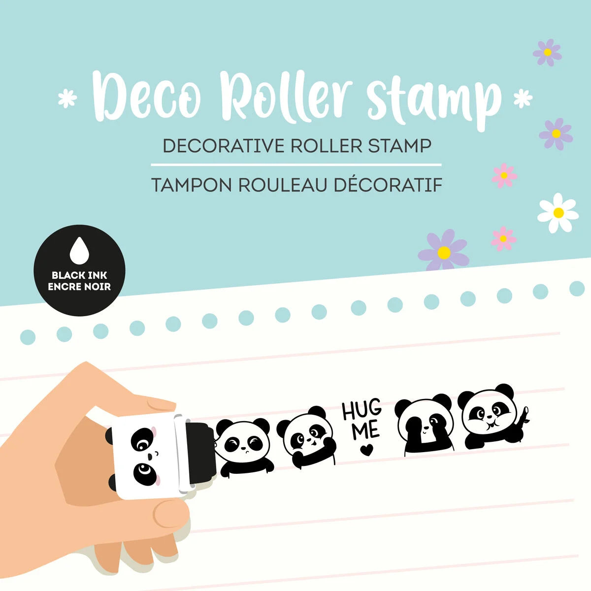 Timbro Decorativo a Rullo Legami Roller Stamp Panda