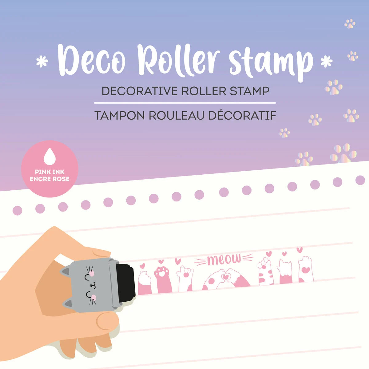 Timbro Decorativo a Rullo Legami Roller Stamp Kitty