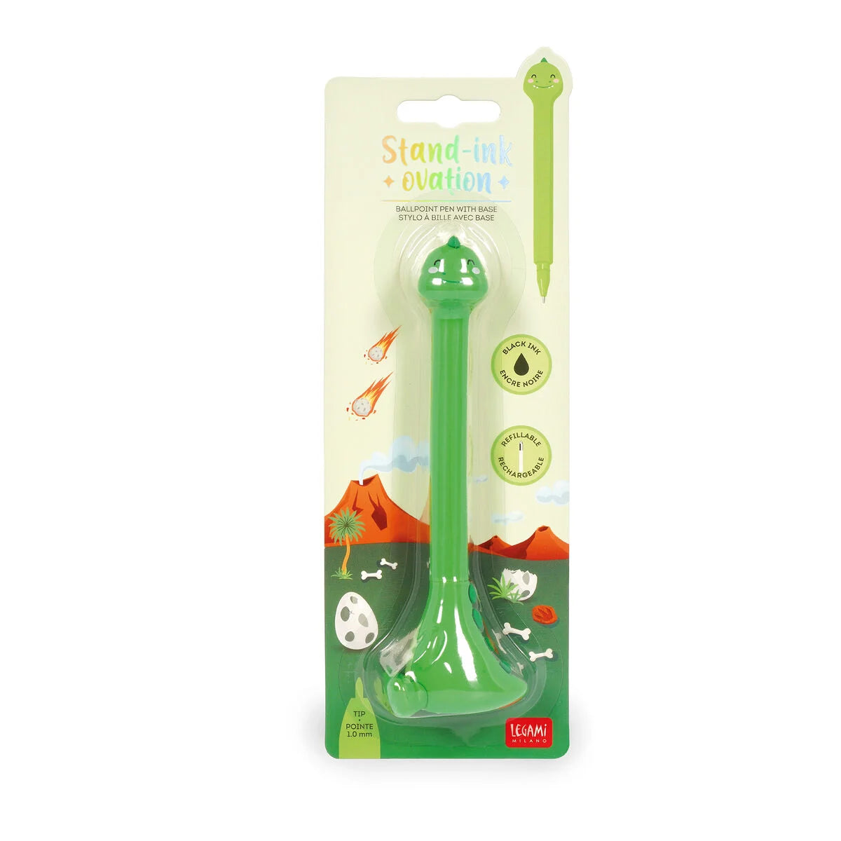 Penna a Sfera con Base Stand-Ink Ovation – Dino di Legami