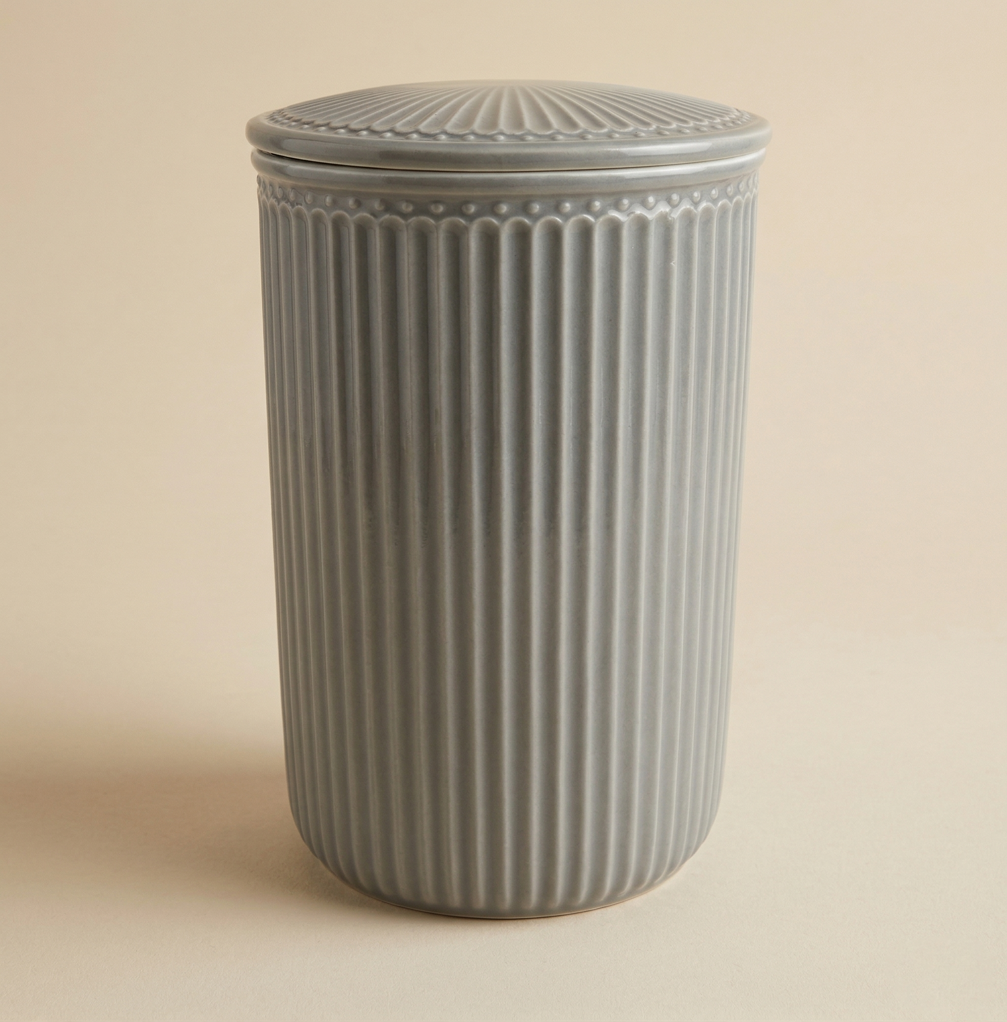 Barattolo Alice h.21 grigio