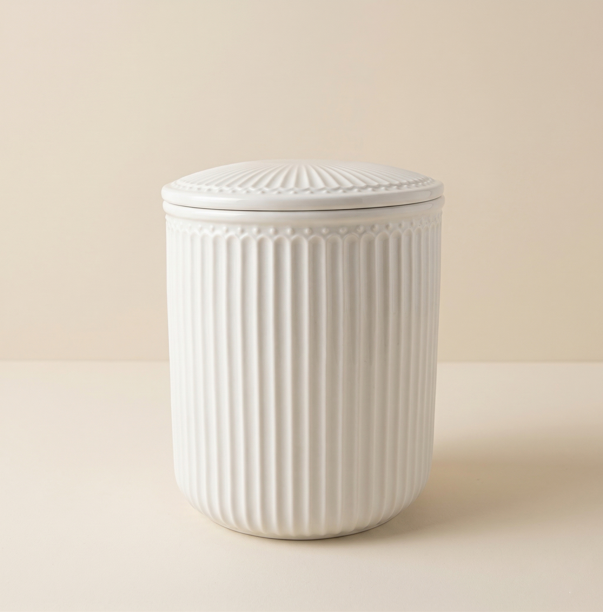 Barattolo Alice h.15 bianco