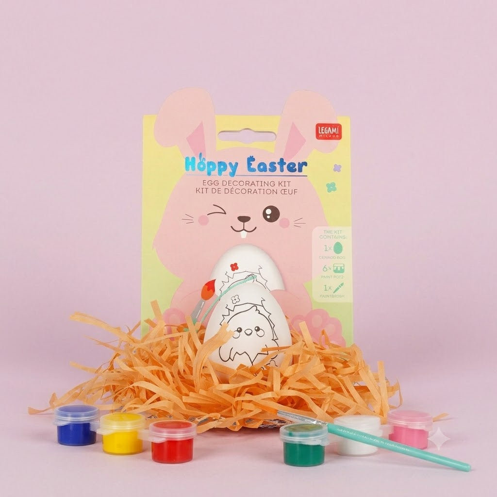 Kit Decorazione Uovo - Hoppy Easter