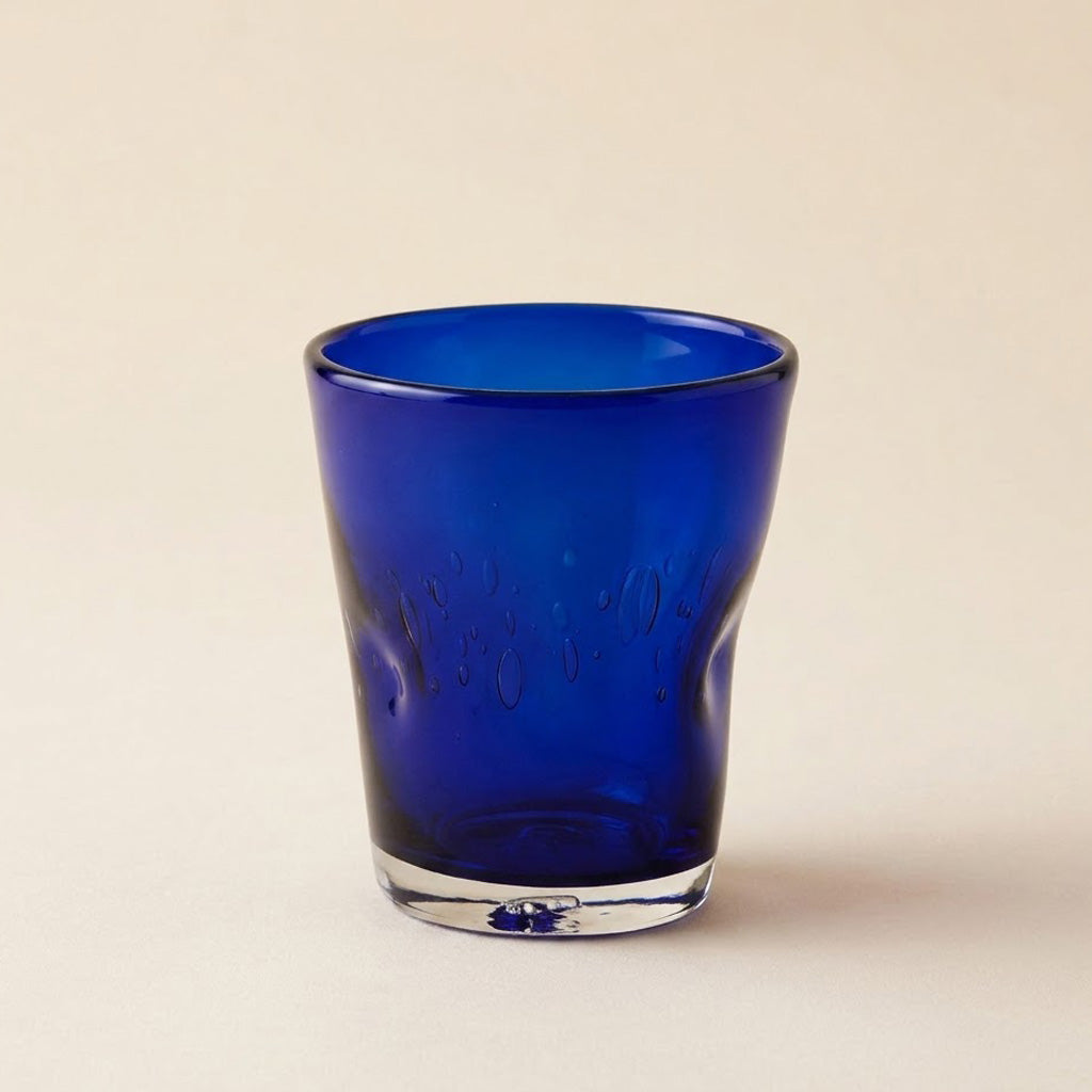 Bicchiere in vetro soffiato Memento Dune Glass Blue V