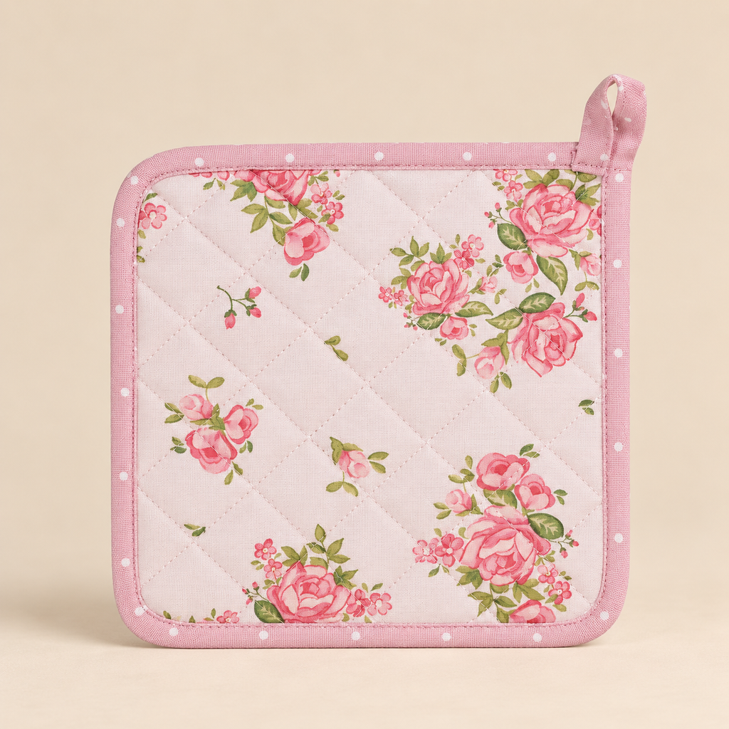 Presina Sweet Roses Double Face in Cotone 20 x 20 cm