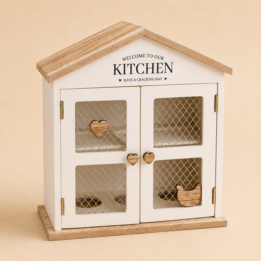Casetta Portauova in Legno – 20 x 10 x H 22 cm