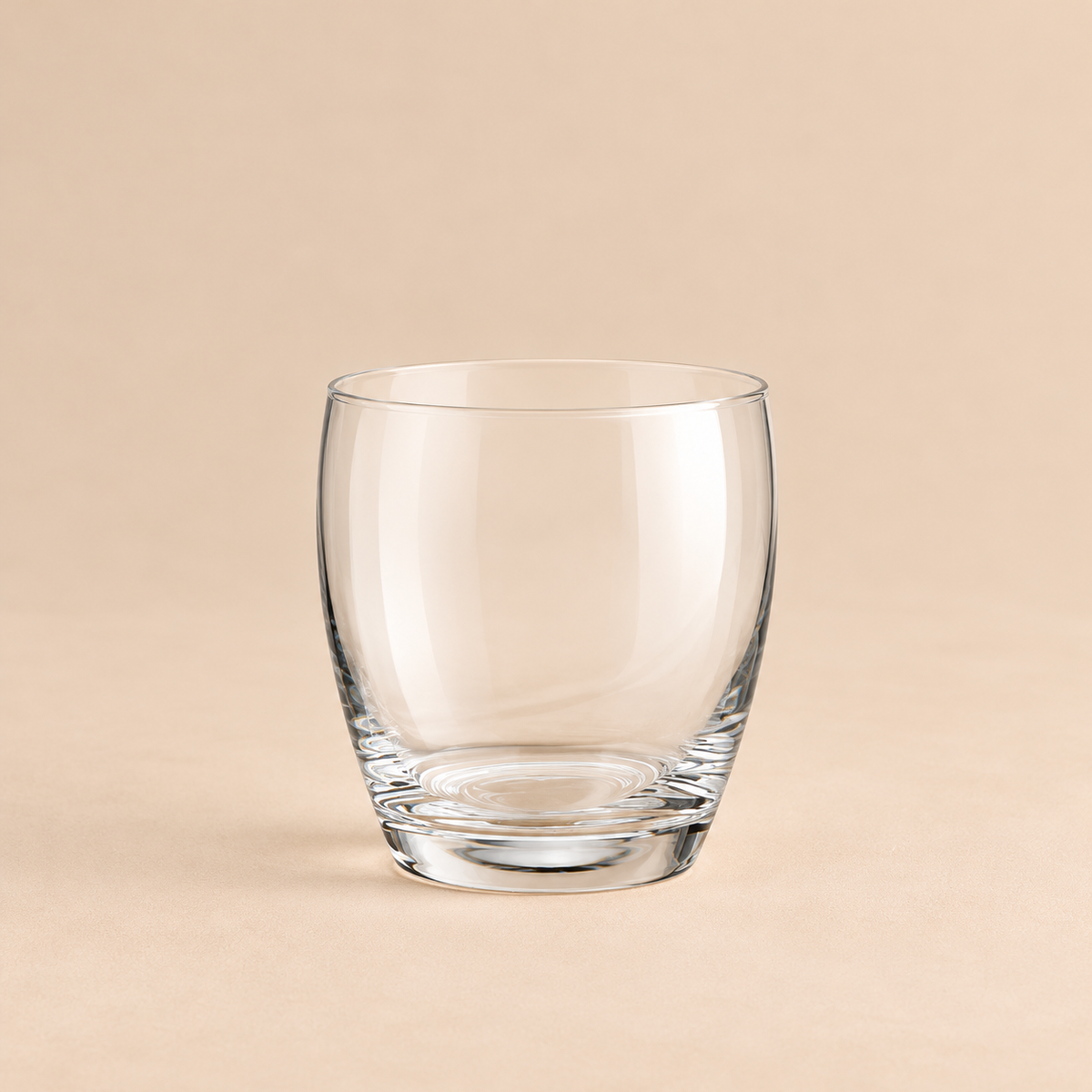 Set 6 Bicchieri Acqua in Vetro Trasparente – 350 ml – H 9 cm