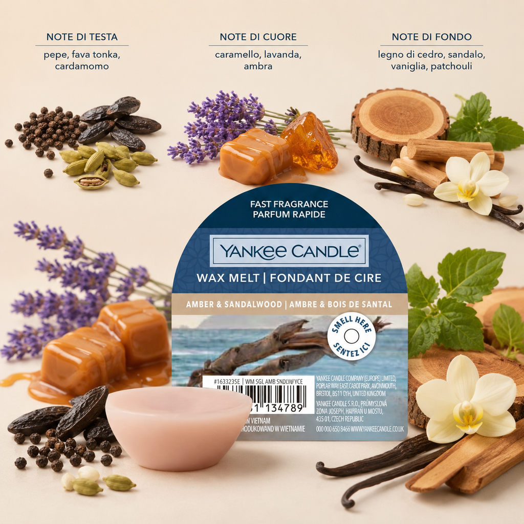 Yankee Candle cera Amber & Sandalwood