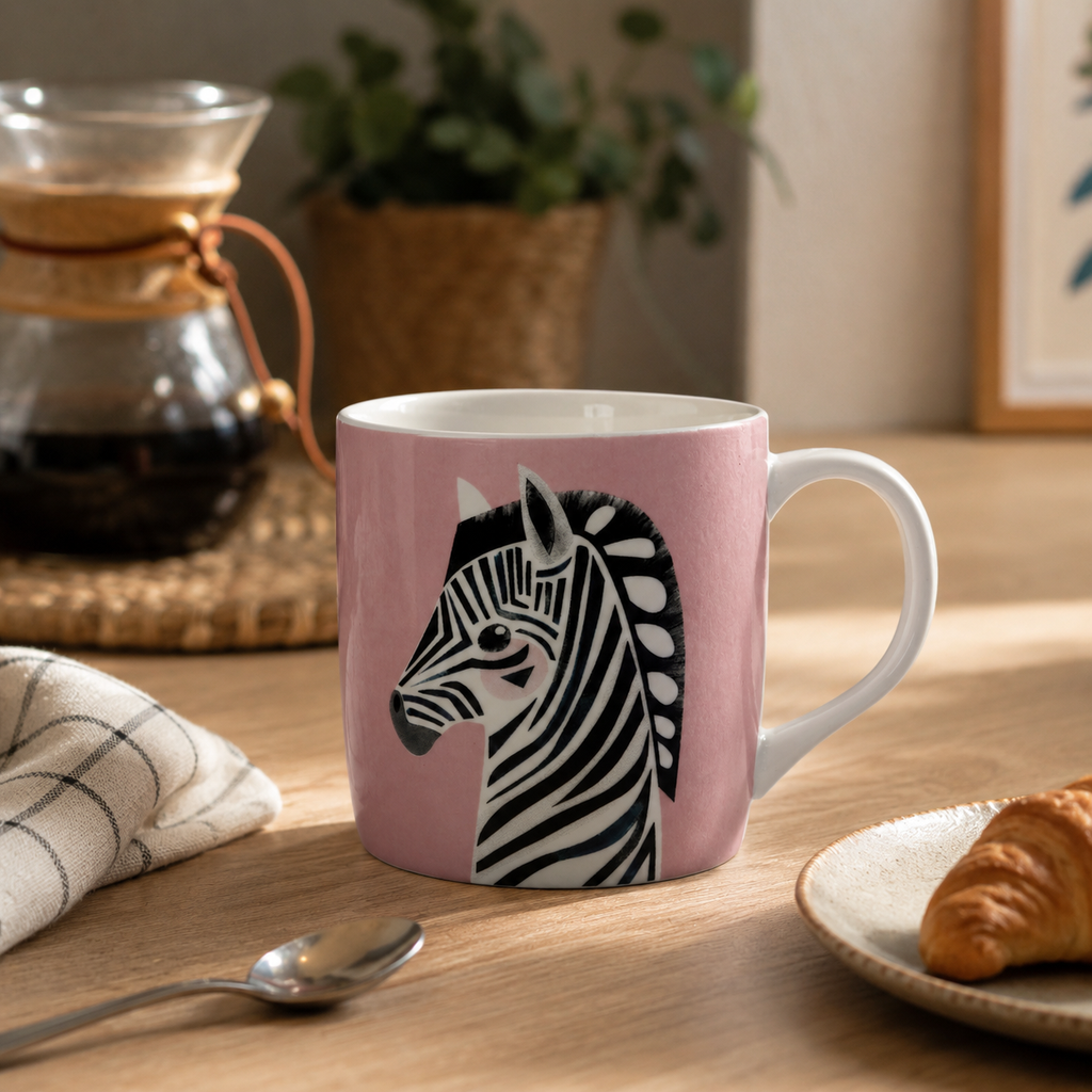 Tazza Pete Cromer zebra