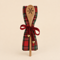 Canovaccio tartan con mestolo Christmas gift