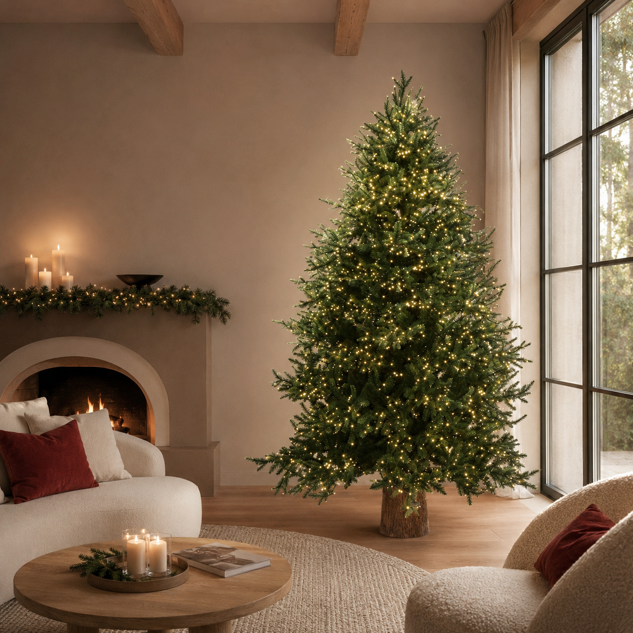 Albero di Natale Luxury EDG con 4000 LED h.210cm