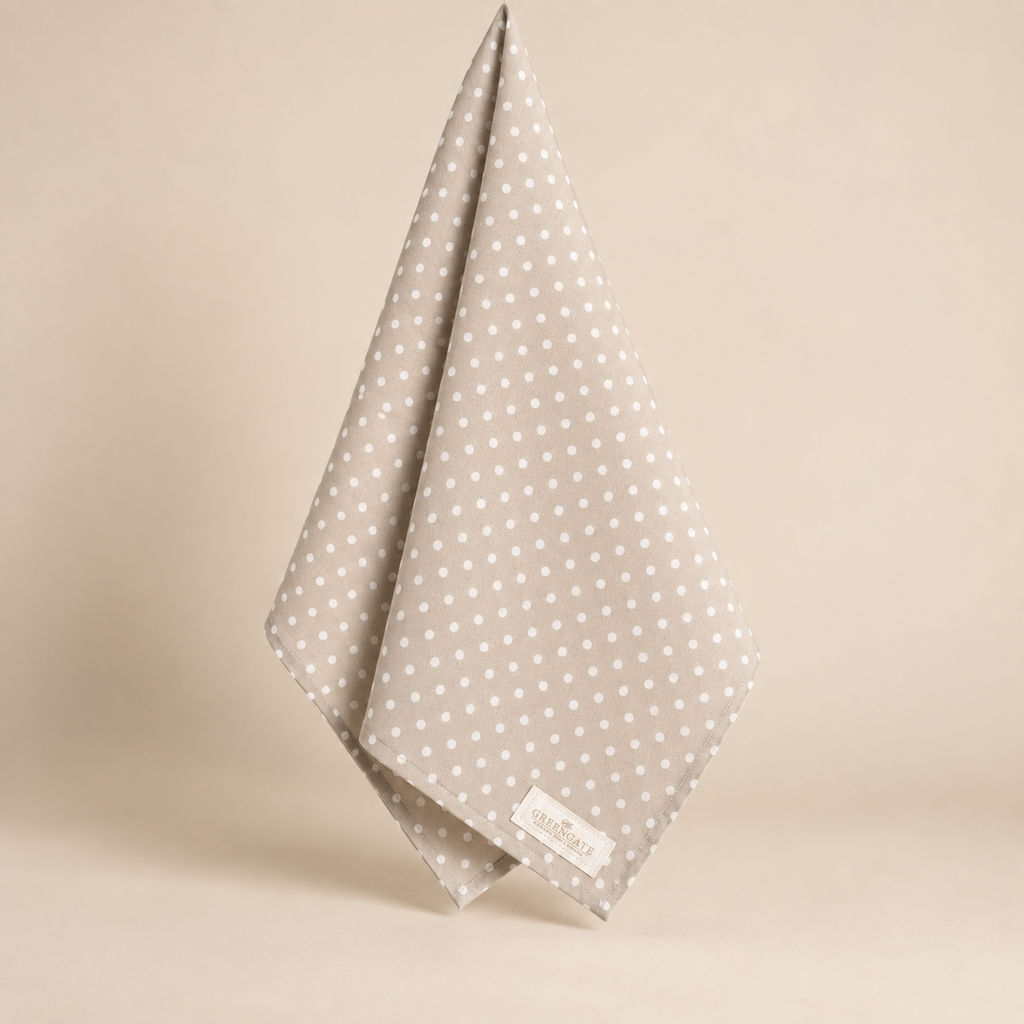 Strofinaccio da Cucina Dotty GreenGate Beige a Pois