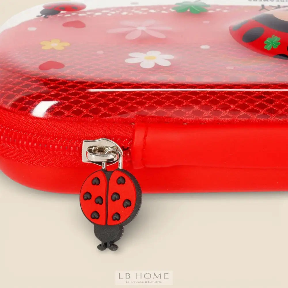 Astuccio Trasparente Rigido Ladybug - WonderWow Cartoleria
