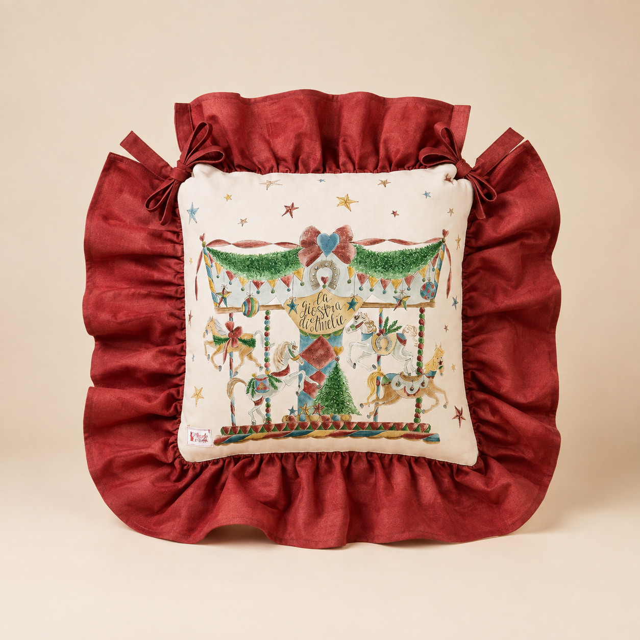Cuscino sedia "La giostra di Amelia"