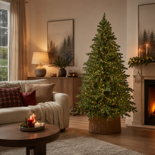 Albero di Natale Imperial NEW EDG con 2500 Mini LED h.180 cm