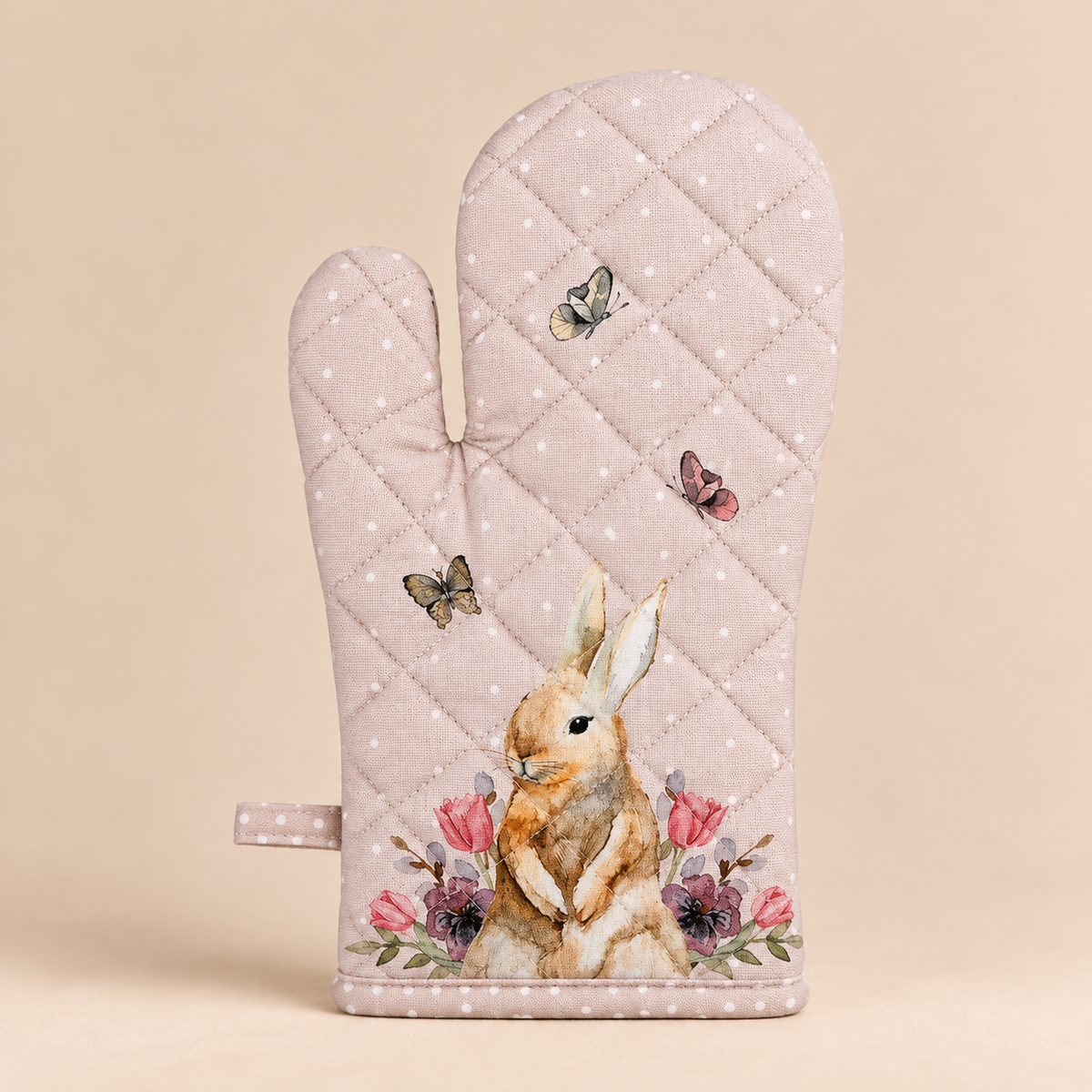 Guanto da forno coniglietta rosa