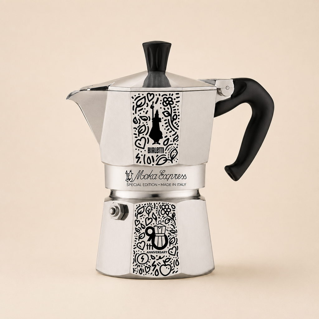 Caffettiera 3 Tazze 90 Anniversario Moka Express