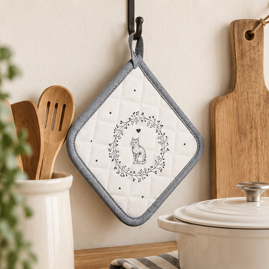 Presina Gattino in Cotone 20 x 20 cm