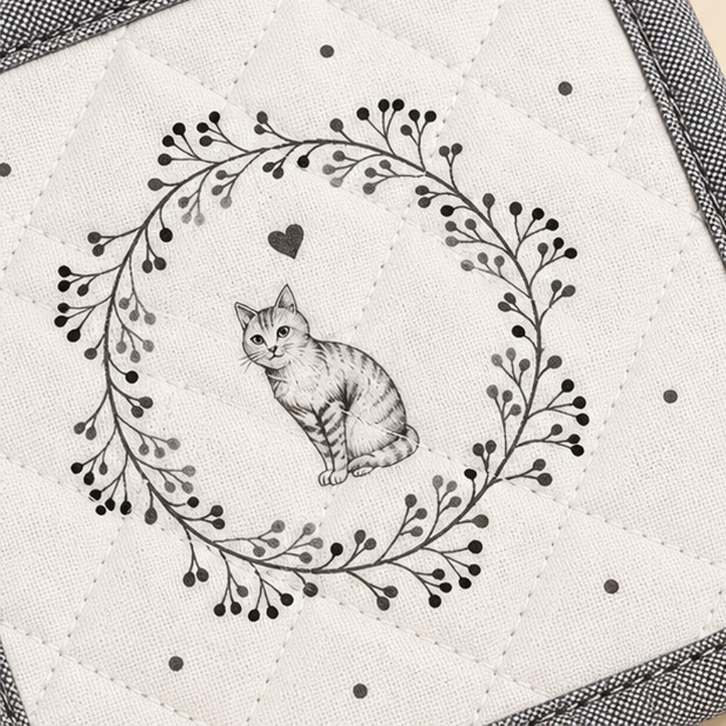 Presina Gattino in Cotone 20 x 20 cm