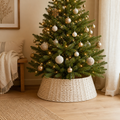 Cesta intrecciata copribase albero
