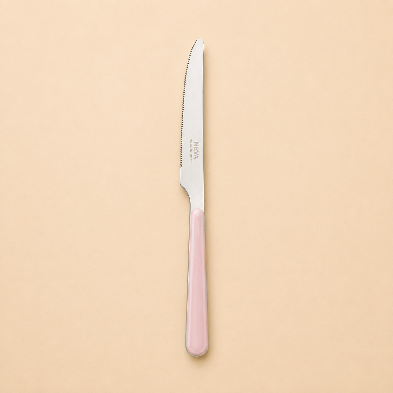 Coltello Tinta Unita Rosa NEVA – Acciaio 18/10 – 22 cm