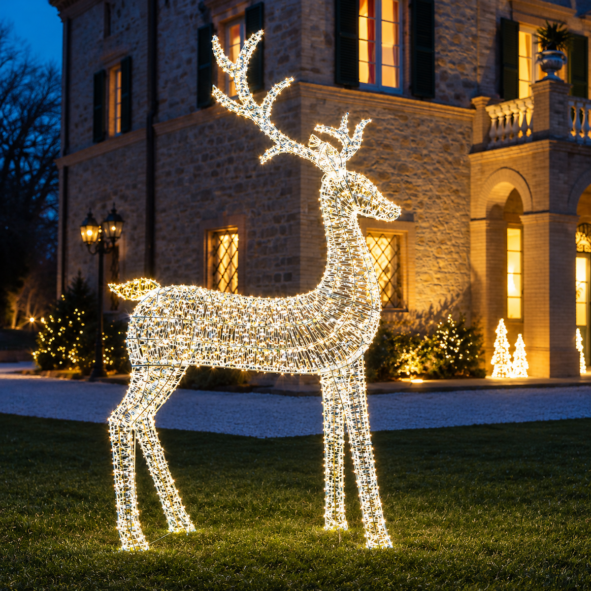 Renna 5200 led "Sogno d'inverno King" h.275cm