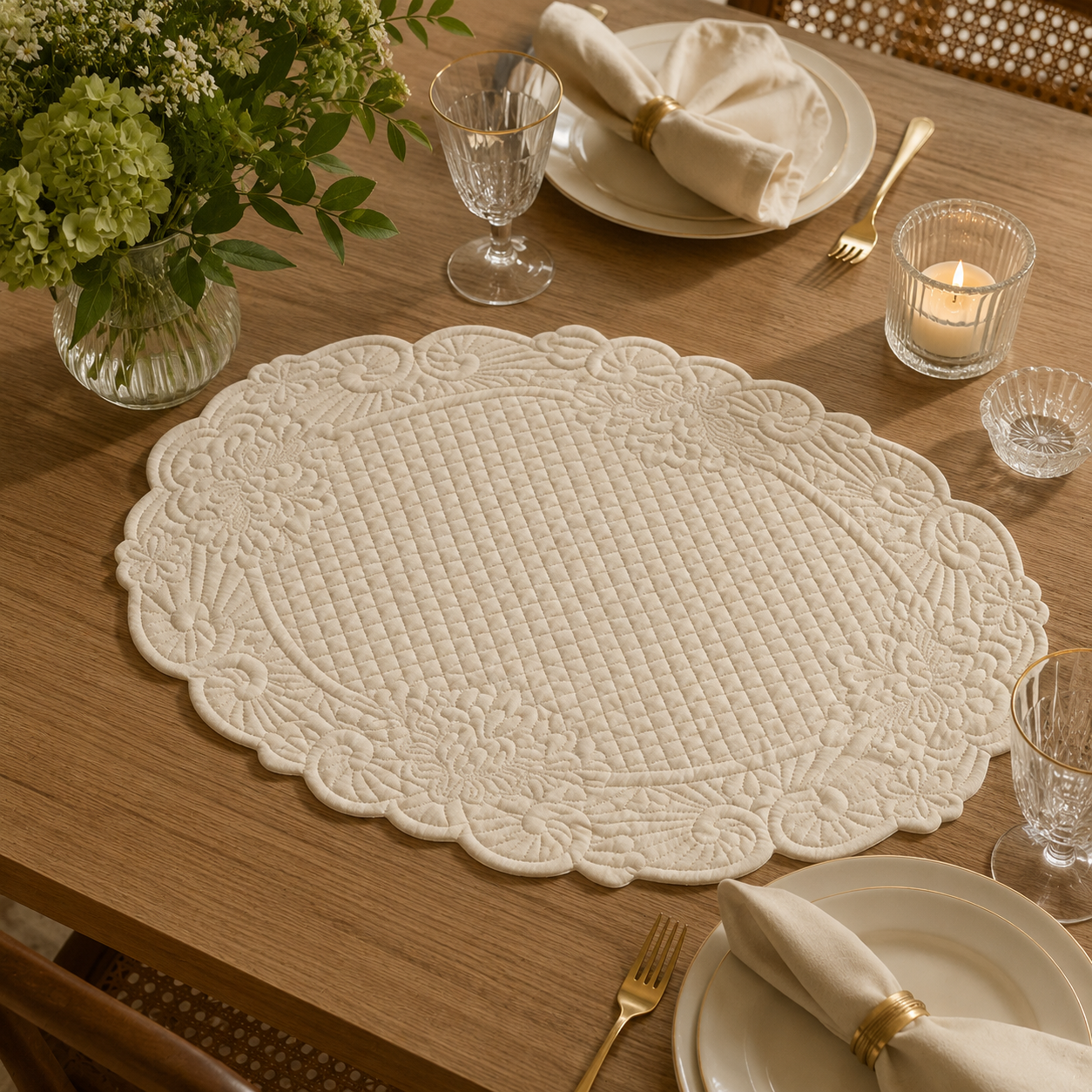 Tovaglietta centrotavola Carmen 45x70cm Color Naturale