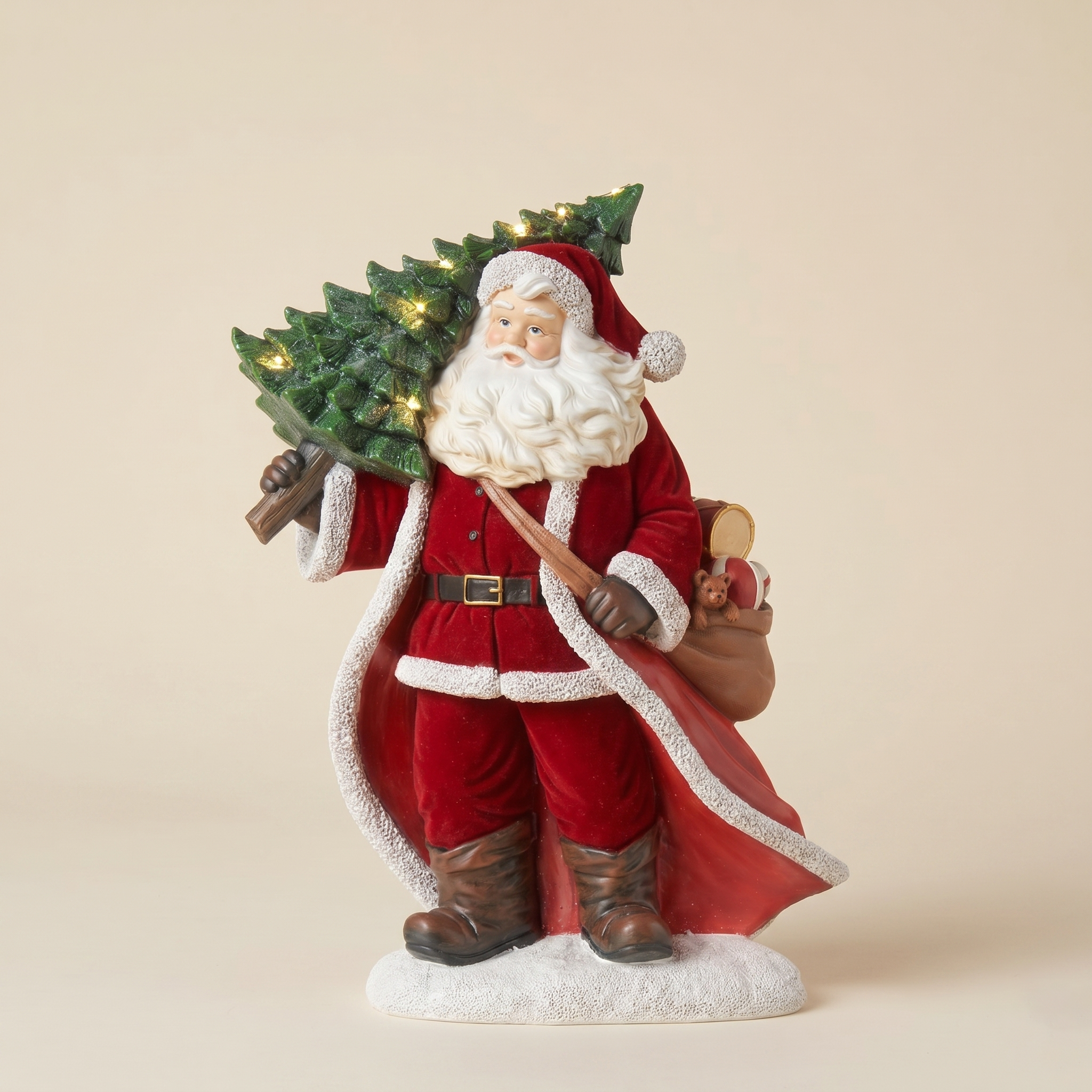 Babbo natale Santa is Here con led