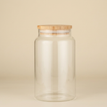 Barattolo in vetro con coperchio in Bambù 1000 ml