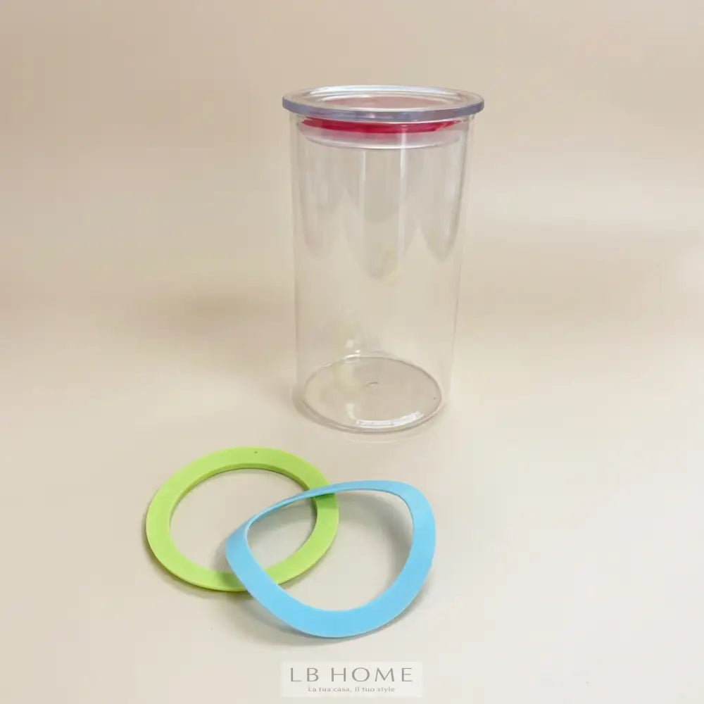 Barattolo Ermetico in Vetro Borosilicato 1 Litro Contenitori e barattoli cucina