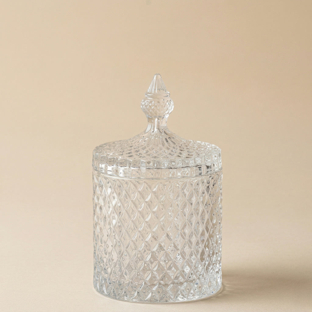 Barattolo rombi arabesque h.17,5
