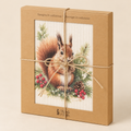 Set 6 Spugne Compostabili in Cellulosa “Bosco Incantato” – Pettirossi e Scoiattoli