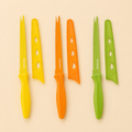 Coltello per Verdure con Custodia – Lama 12 cm – Colori Assortiti
