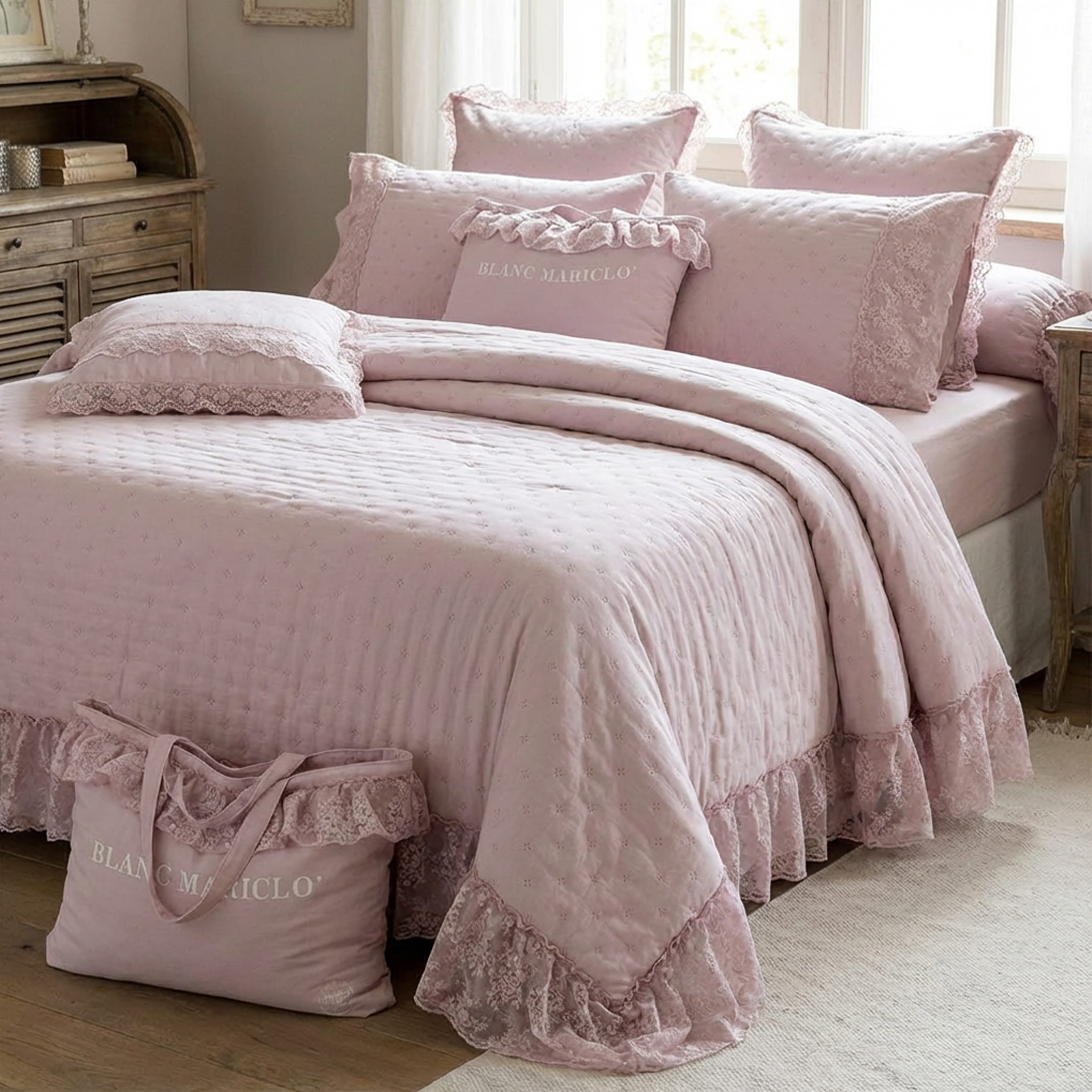Boutis matrimoniale Romantic Lace