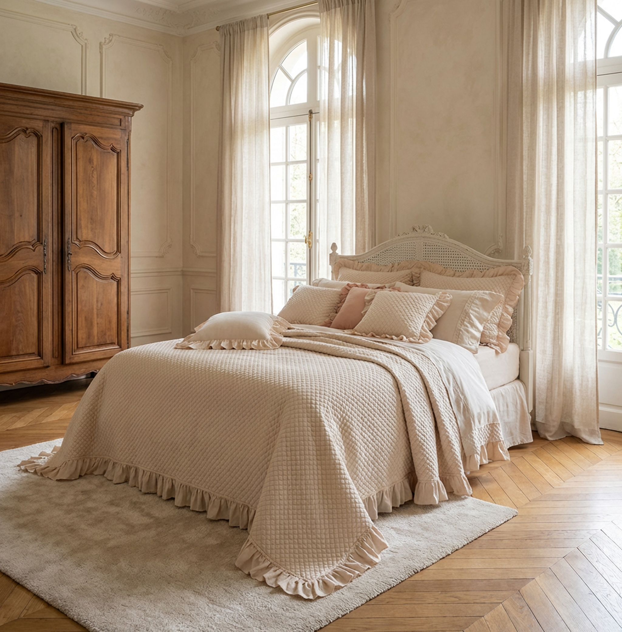 Boutis matrimoniale velluto Trèsor