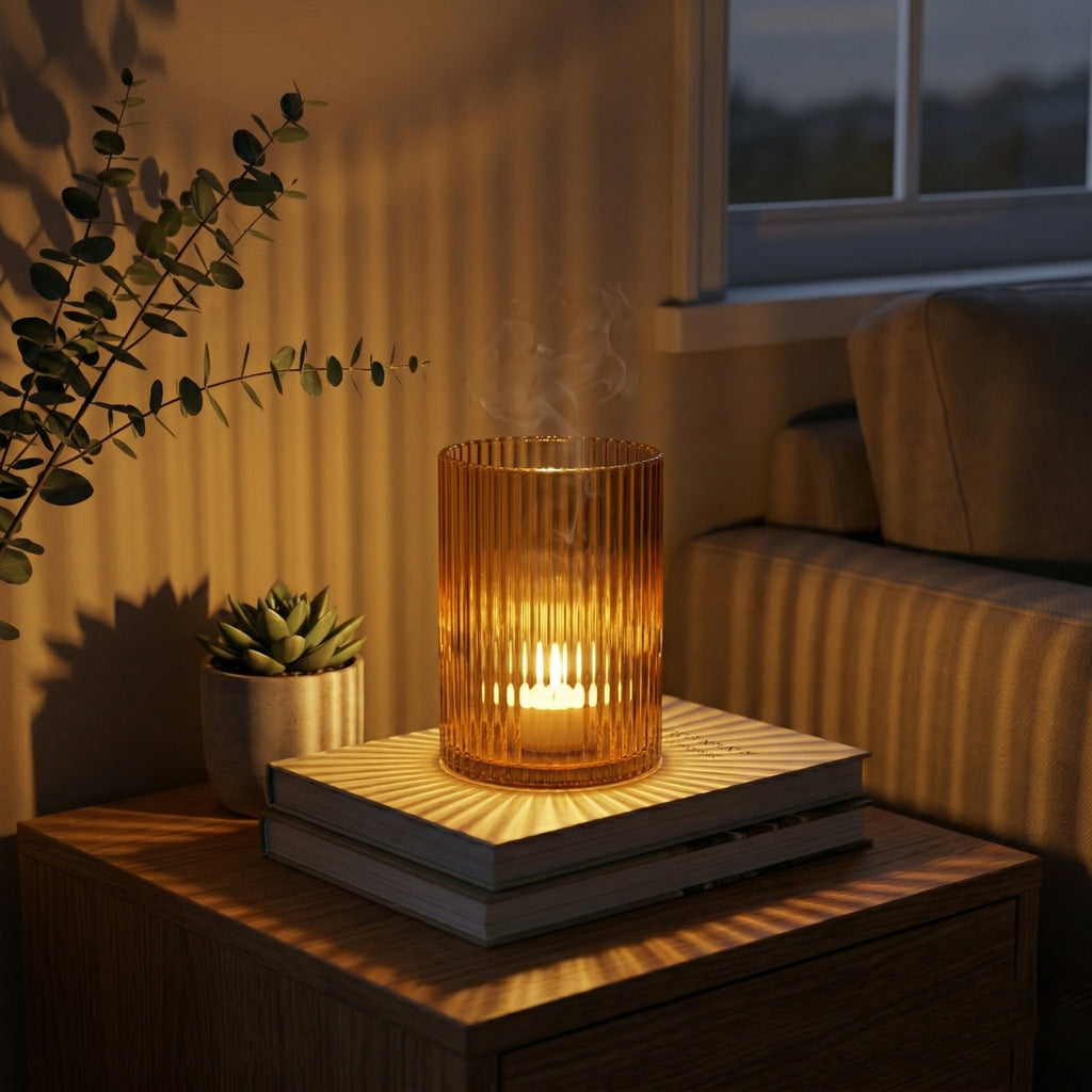 Vaso Bright h.22 ambra