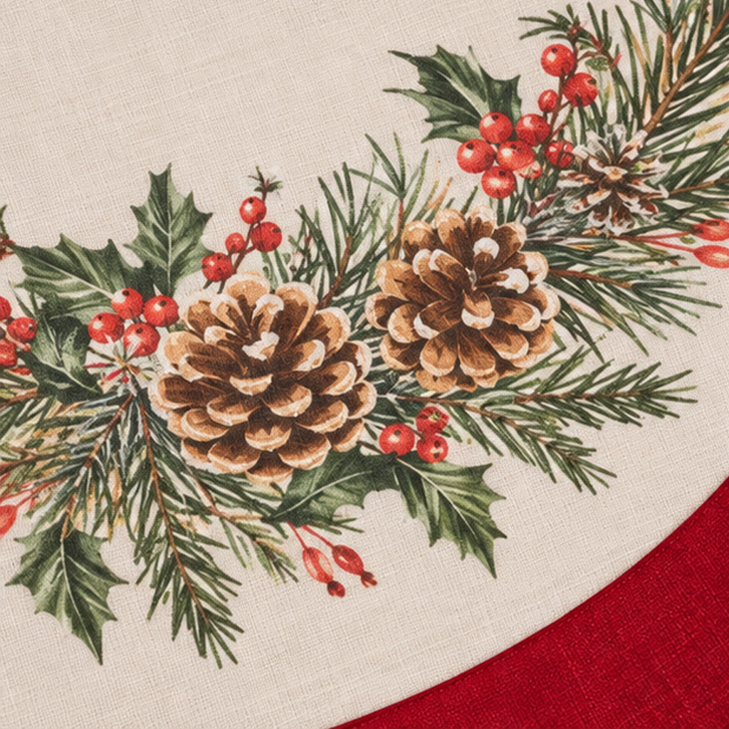 Copribase albero di natale Jingle Bells
