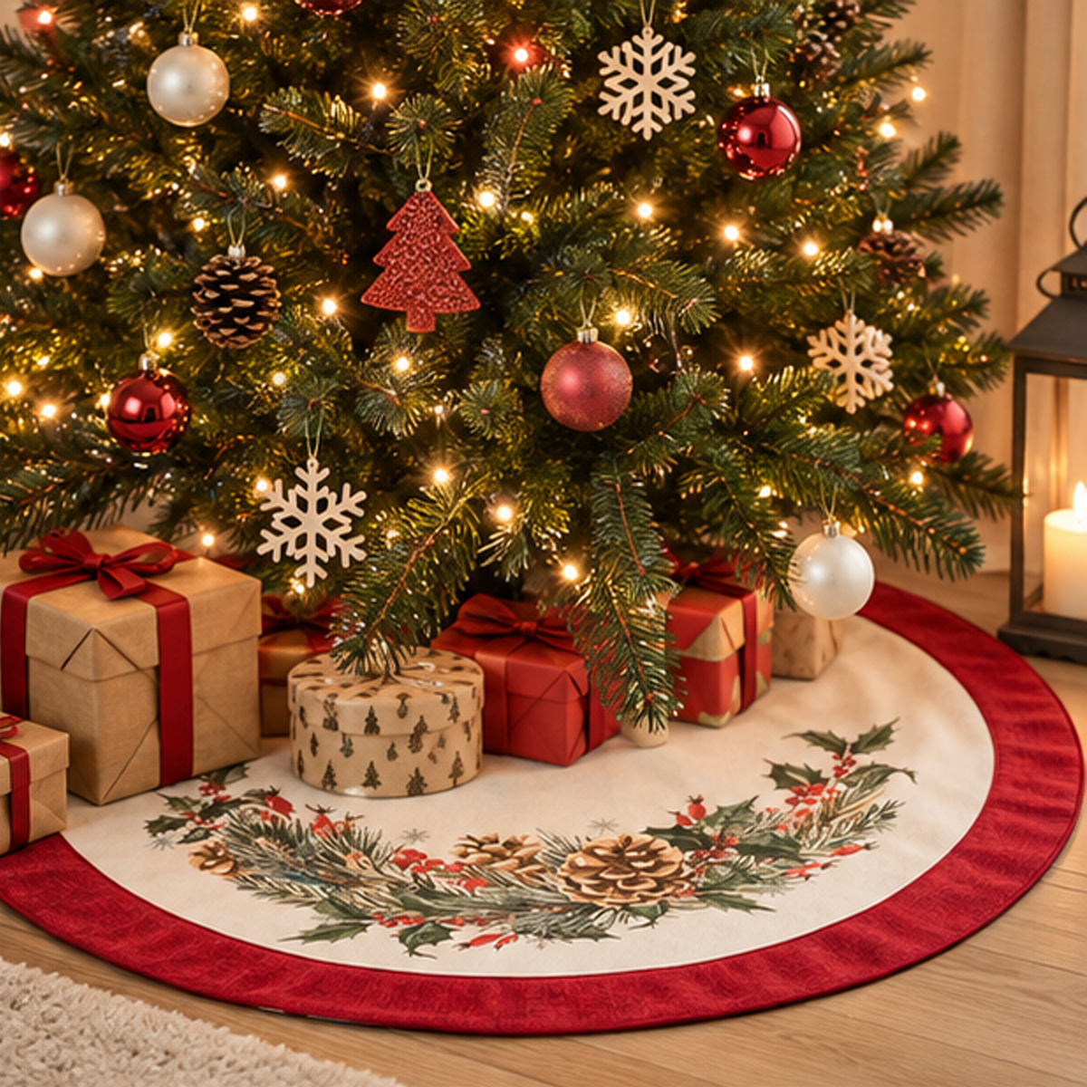 Copribase albero di natale Jingle Bells