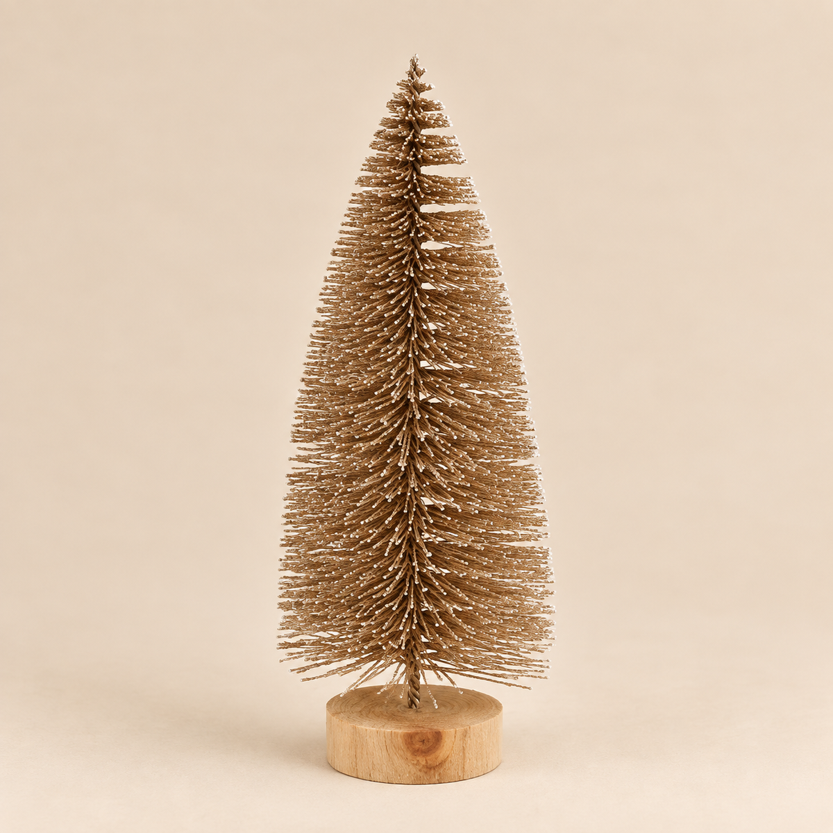 Pino Decorativo Mini Oro con Base h.20cm