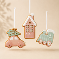 Decoro Pendente Biscotti Natalizi – H 8 cm