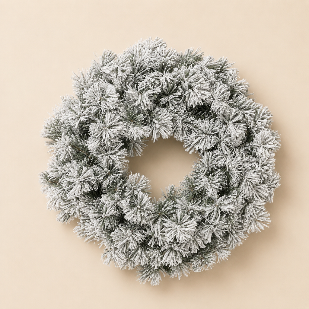 Corona innevata 75cm