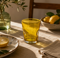 Bicchiere in vetro soffiato Memento Dune Glass Yellow