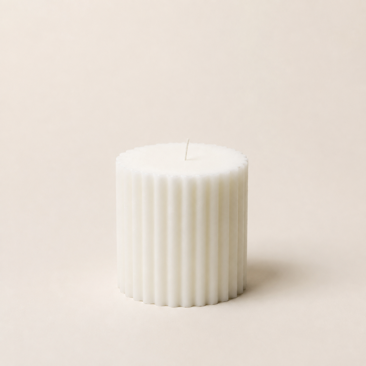 Candela Rustica a Righe EDG h.8cm