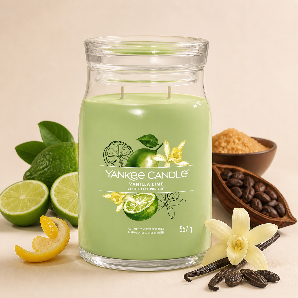 Yankee Candle Giara 567gr Vanilla Lime
