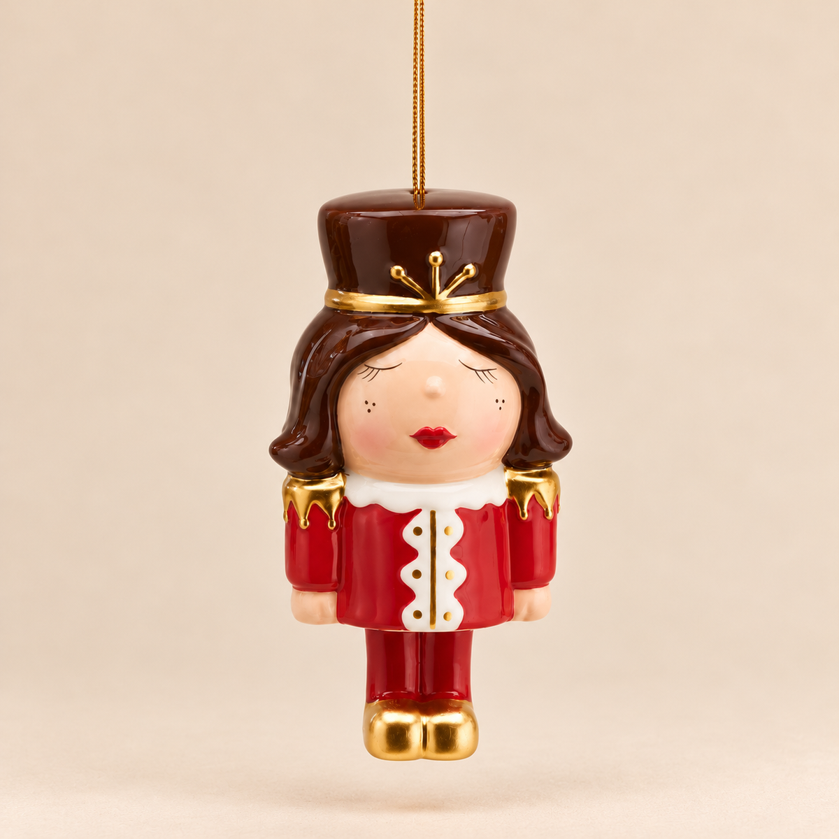 Pendente Natalizio Soldatina Schiaccianoci 14cm