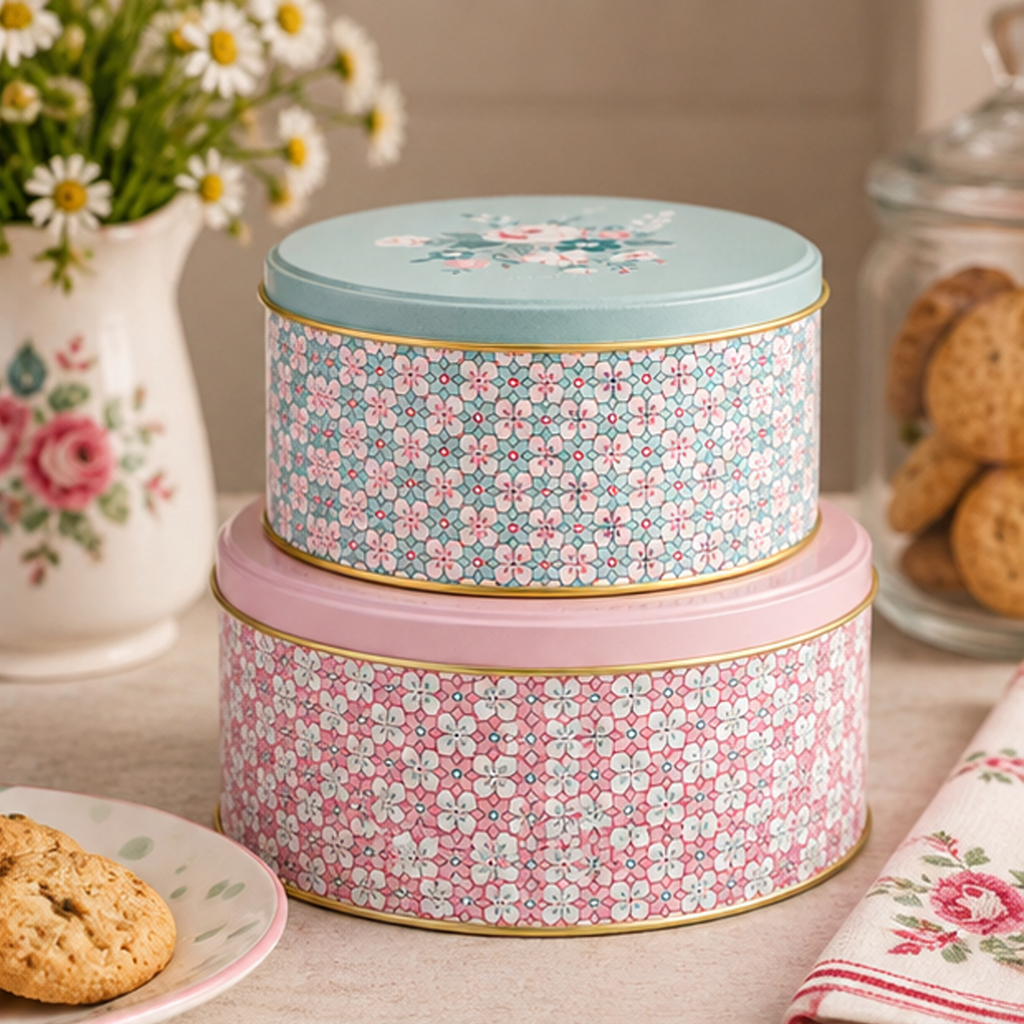 Set 2 Scatole Rotonde Gwen GreenGate