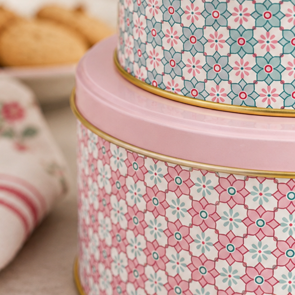 Set 2 Scatole Rotonde Gwen GreenGate