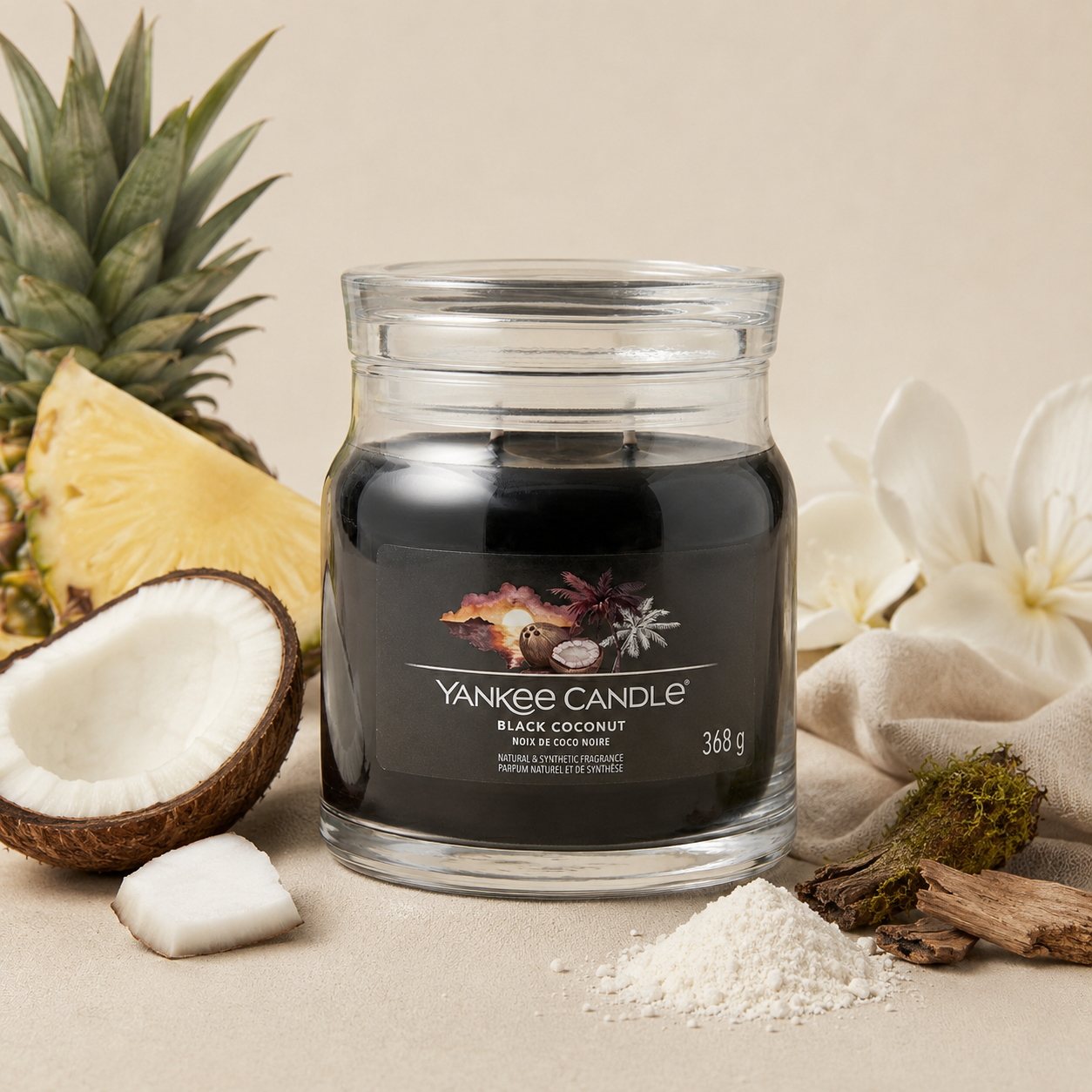 Yankee Candle Giara 368gr Black coconut