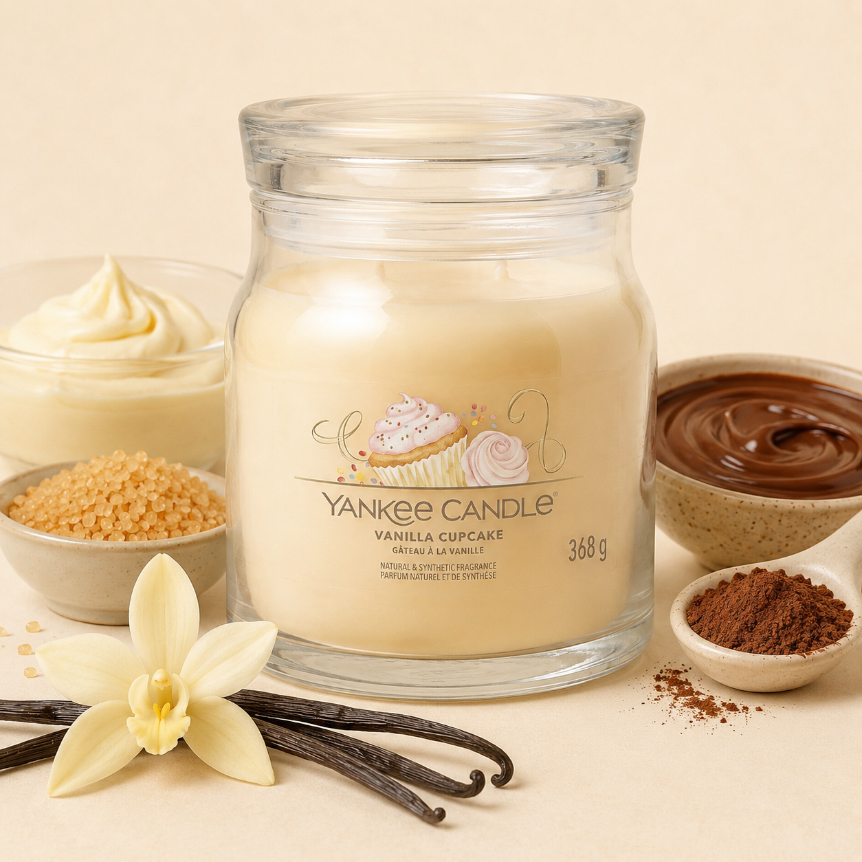 Yankee Candle Giara 368gr Vanilla cupcake