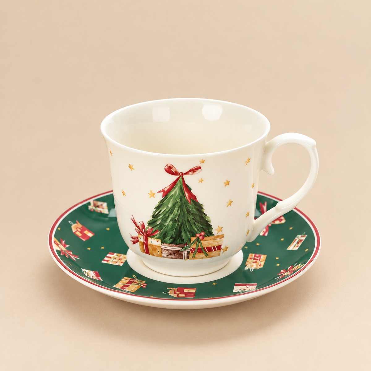 Tazza da tè Christmas Carol Albero di Natale