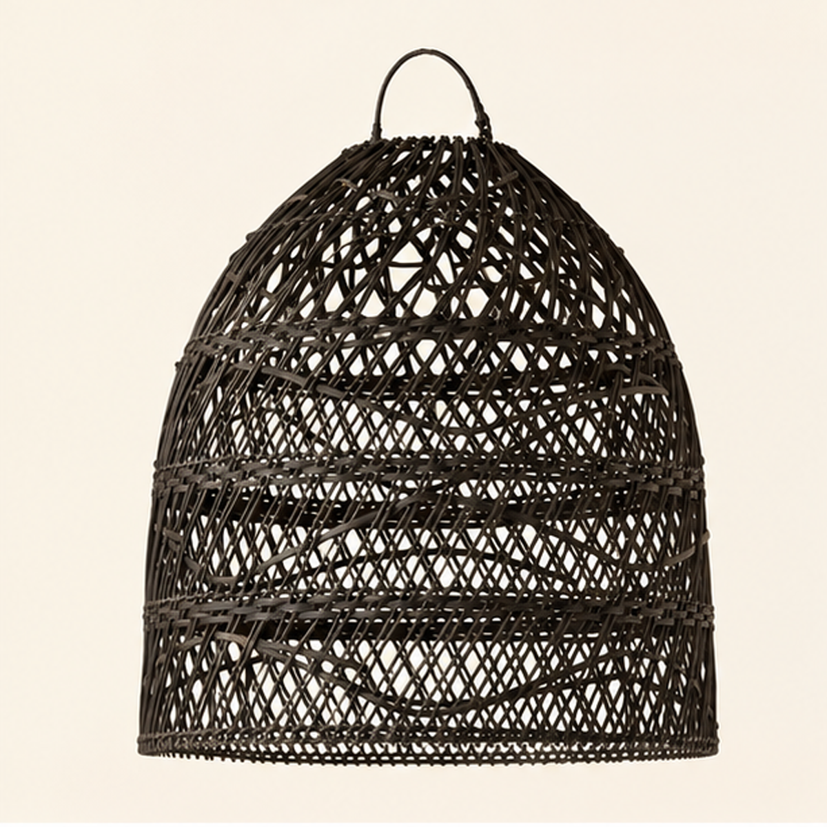Lampadario Rattan Ombra in Canna e Bambù 40 x 45 cm